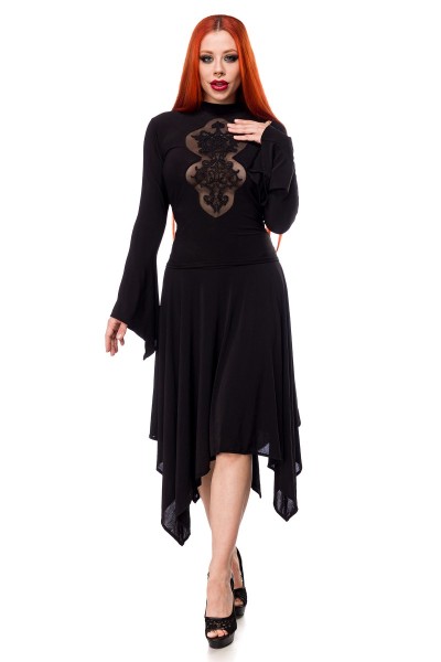 Gothic-Kleid mit Spitzeneinsatz 90520 von Ocultica