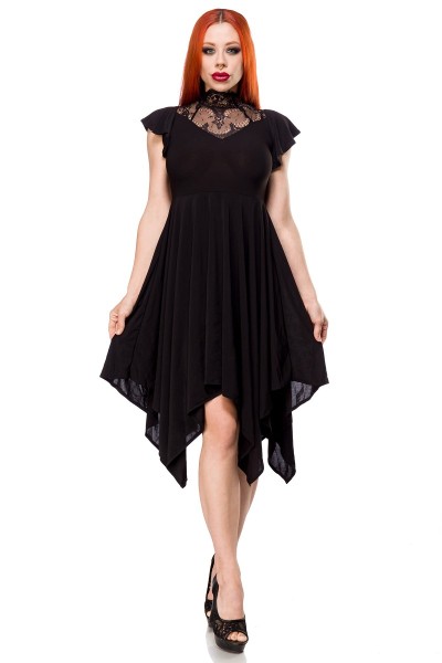 Gothic-Kleid mit Spitzeneinsatz 93000 von Ocultica