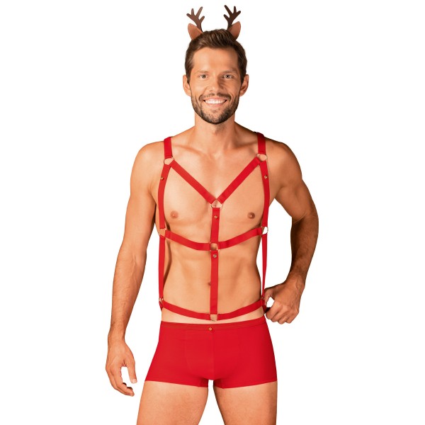 Mr Reindy Kostüm Rot - Obsessive